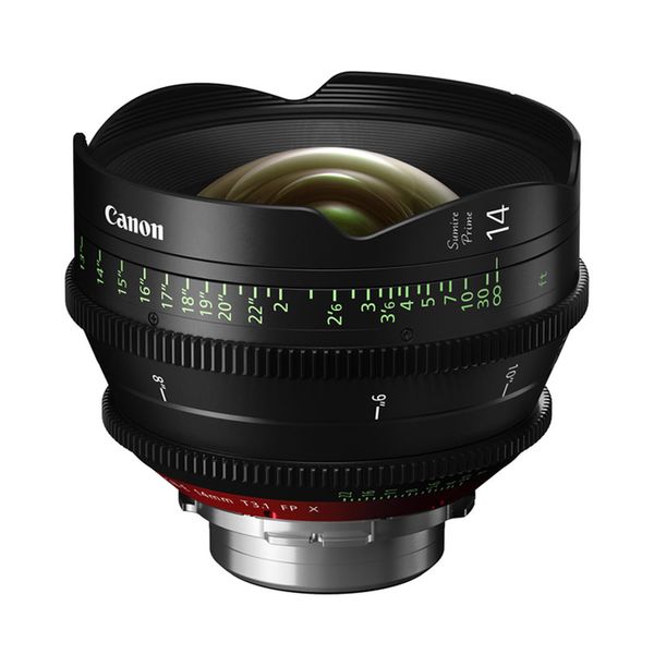 Canon CN-E14 mm T3.1 FP X (Meter) Cinema Lenses Sumire Prime 