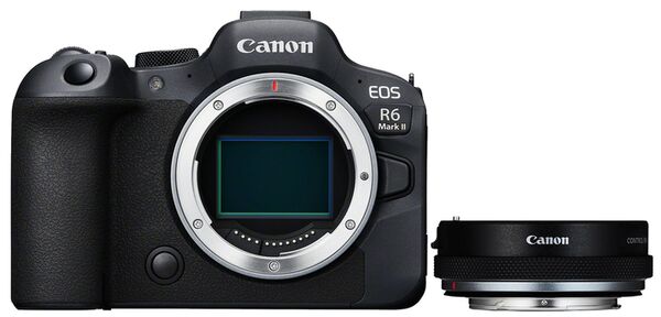Canon EOS R6 Mark II + Objektivadapter (mit Steuerungsring) 