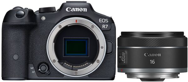 Canon EOS R7 Gehäuse + RF 16mm f/2,8 STM 