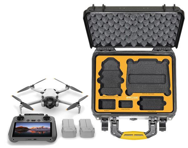 DJI Mini 4 Pro RC2 Fly More Combo + HPRC 2300 Schutzkoffer Bundle 