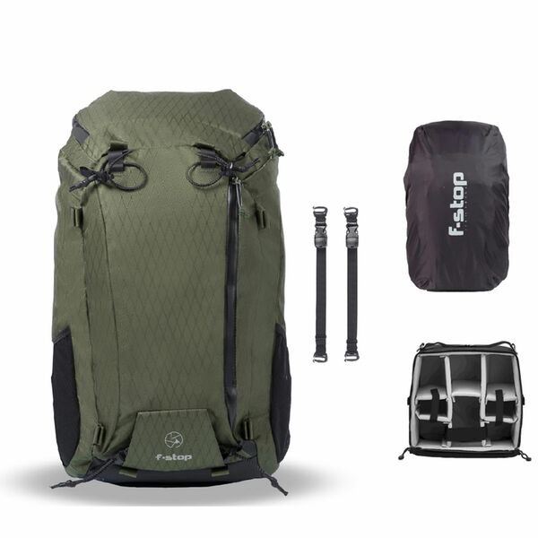 F-stop DuraDiamond Rucksack Ajna Essentials Bundle  dunkelgrün