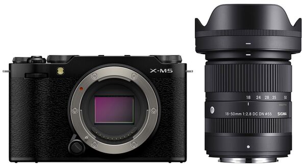 Fujifilm X-M5 + Sigma AF 18-50mm f/2,8 DC DN  schwarz