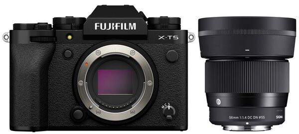 Fujifilm X-T5 + Sigma AF 56mm f/1.4 DC DN Contemporary  schwarz 
