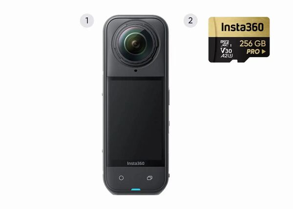 Insta360 X5 - inkl. Micro SD 256 GB  Standard Bundle
