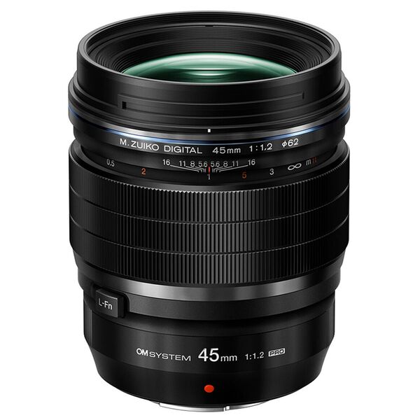 OM SYSTEM M.Zuiko Digital 45mm f/1,2 ED PRO  Micro Four Thirds schwarz