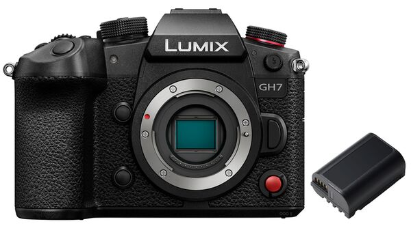 Panasonic Lumix DC-GH7 Gehäuse + Akku DMW-BLK 22 