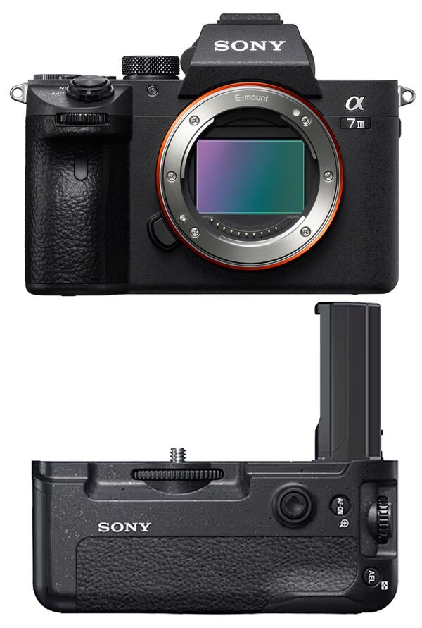 Sony Alpha 7 III (ILCE-7M3) + Batteriegriff VG-C3EM 