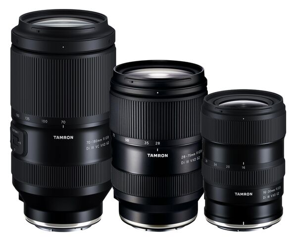 Tamron Objektivset 16-30mm f/2,8 Di III VXD G2 + 28-75mm f/2,8 Di III VXD G2 + 70-180mm f/2.8 Di III VC VXD G2  Sony  FE-Mount