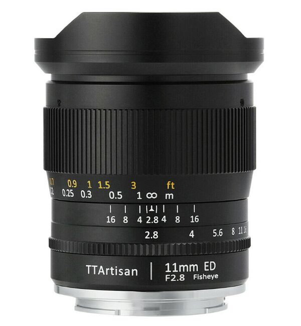 TTArtisan 11mm f/2,8 Fisheye  Nikon FX